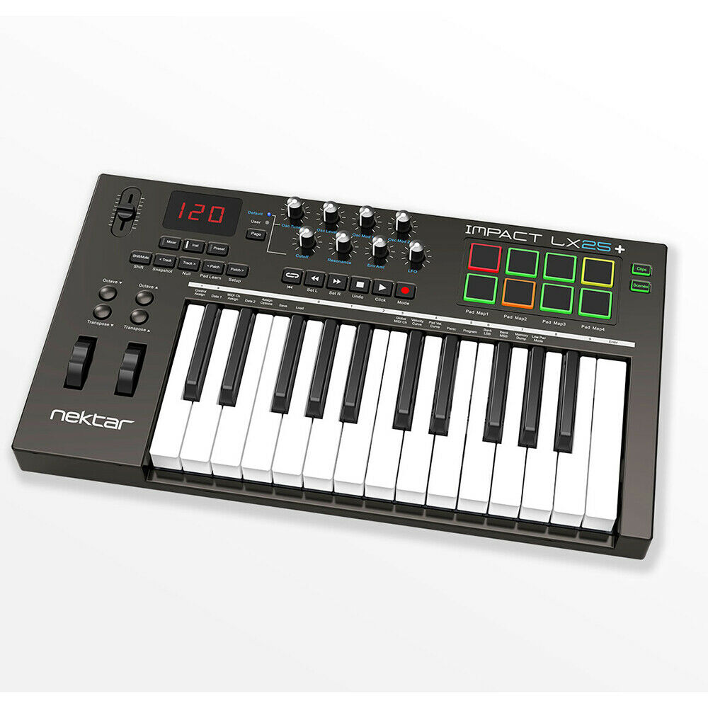 Nektar Impact LX25+ Plus 25-Key Studio Production MIDI Controller DAW Keyboard - Fresh Stock Dated December 2025