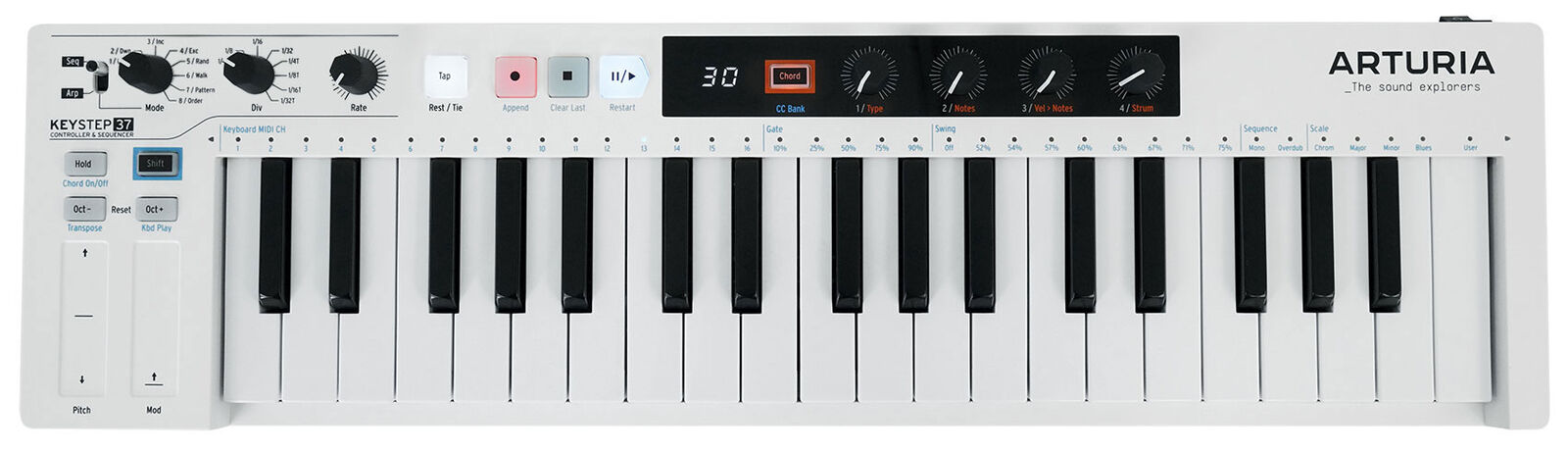 Arturia KeyStep 37-Key Sequencer USB MIDI DJ/Studio Keyboard Controller + Stand - Fresh Stock Dated December 2025