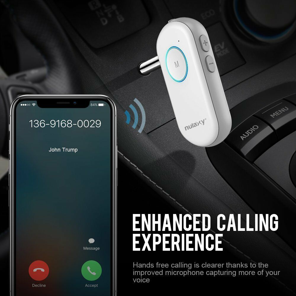 Wireless Bluetooth Receiver Car Or Home Aux Kit - Fresh Stock Dated December 2025