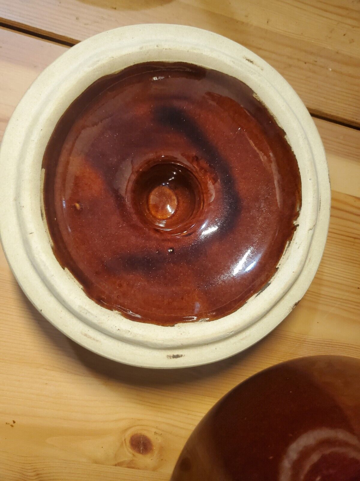 VINTAGE WEST BEND BROWN CERAMIC ELECTRIC 