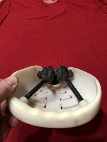 80’s Used Dyno Compe Or Detour White Viscount 2188 Seat OLD SCHOOL BMX - Fresh Stock Dated December 2025