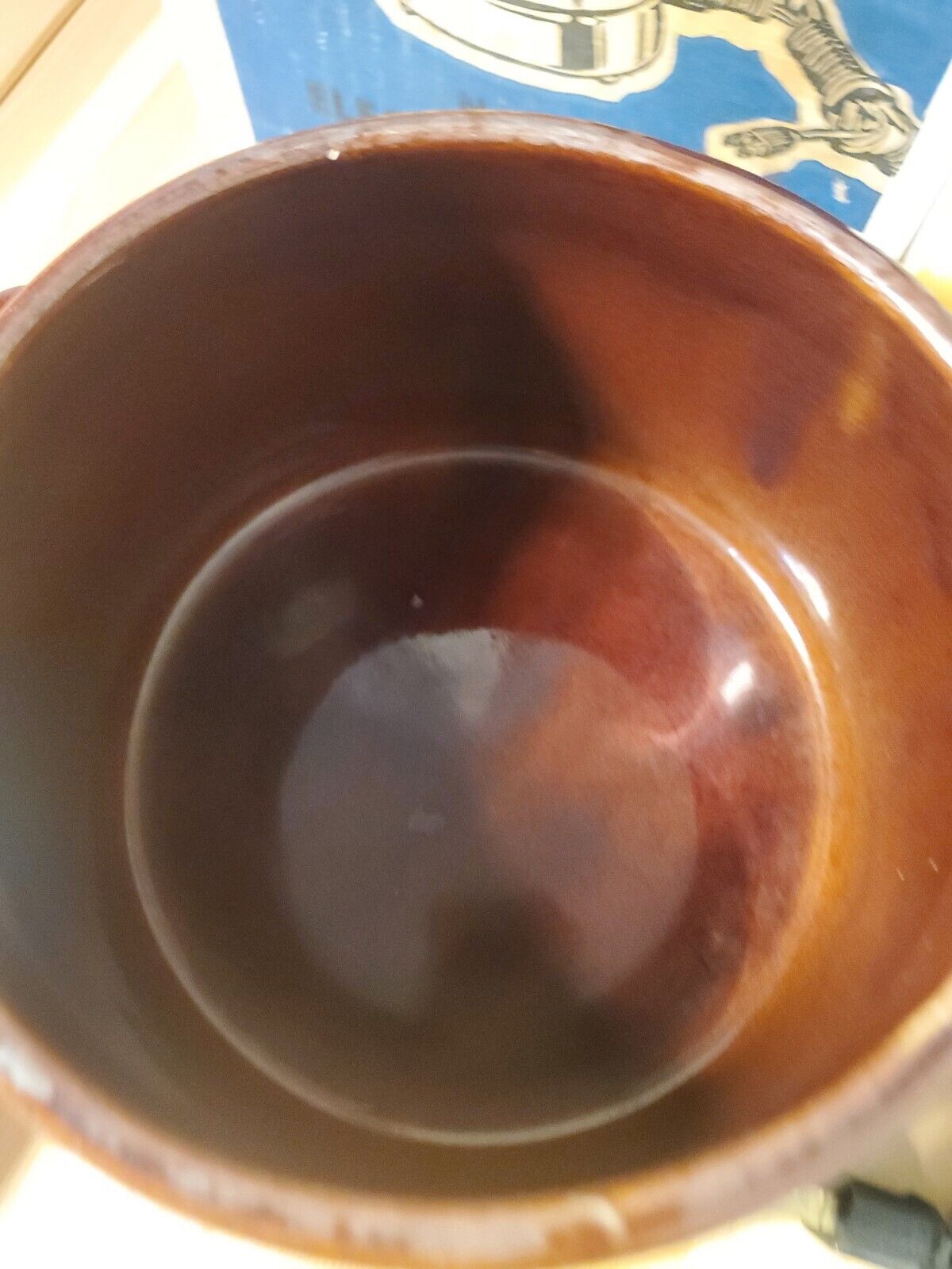 VINTAGE WEST BEND BROWN CERAMIC ELECTRIC 