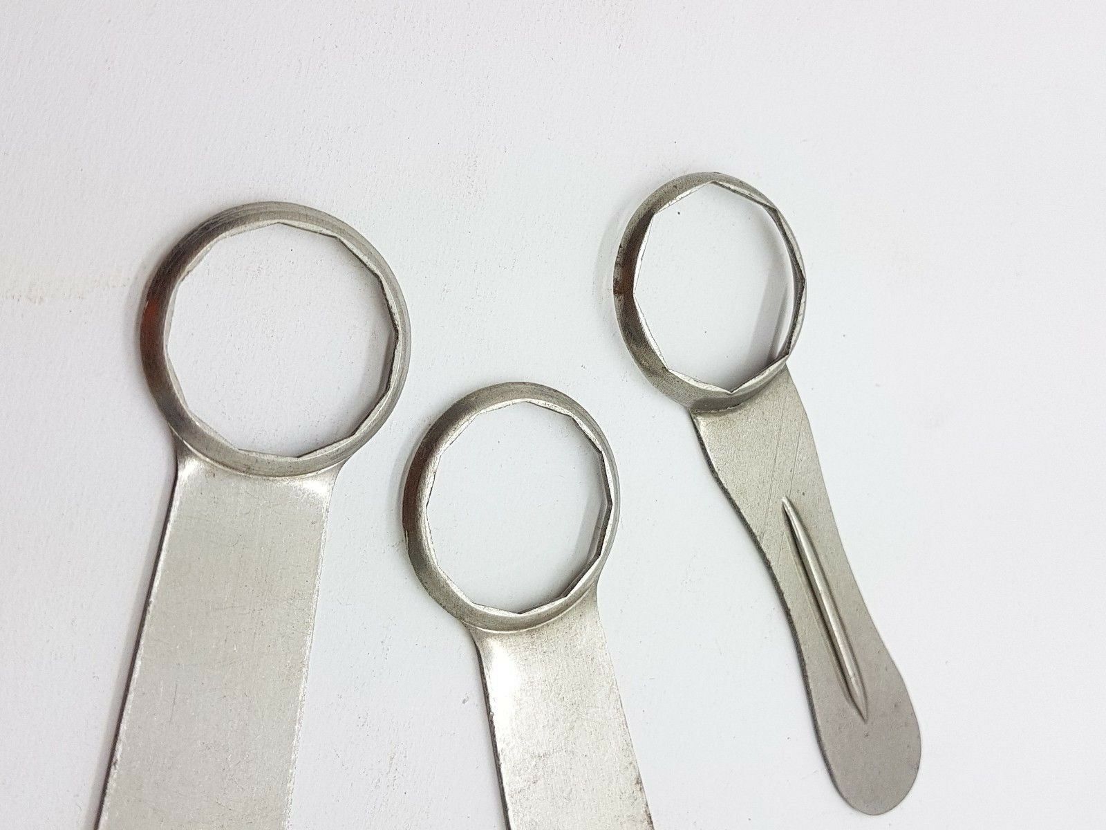 Three Watch Openers Silver in Color Random Assortment Watch Repair Tools - 16P - Fresh Stock Dated December 2025