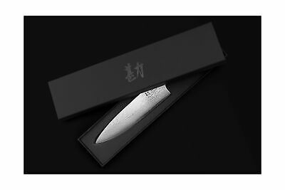 KAN Core Chef Knife 8-inch VG-10 67 layers Damascus Ambidextrous (Non-Hammere... - Fresh Stock Dated January 2026