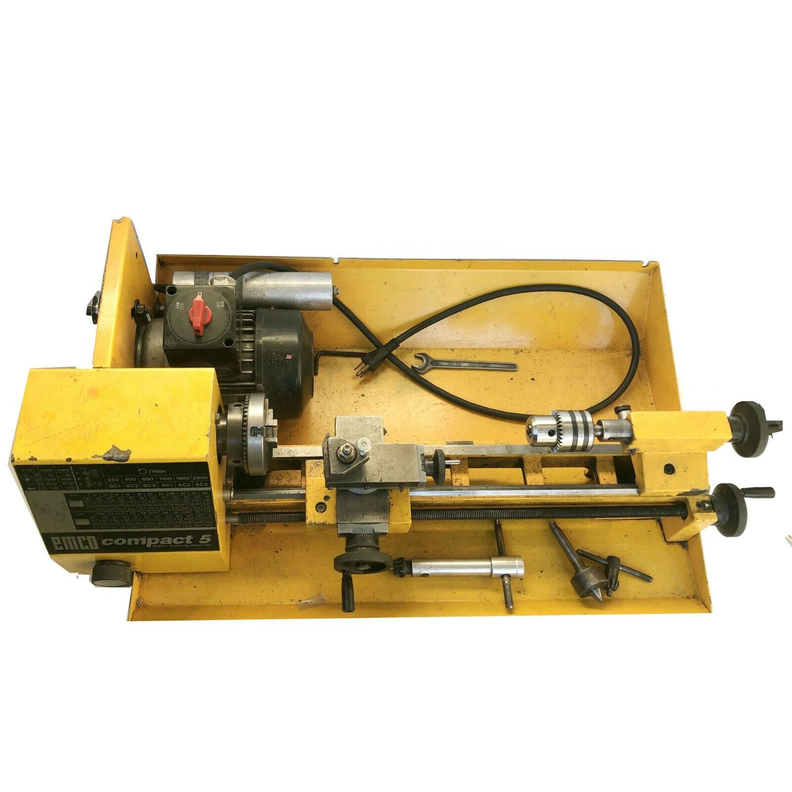 EMCO COMPACT 5 LATHE USED WORKING CONDITION - Fresh Stock Dated December 2025