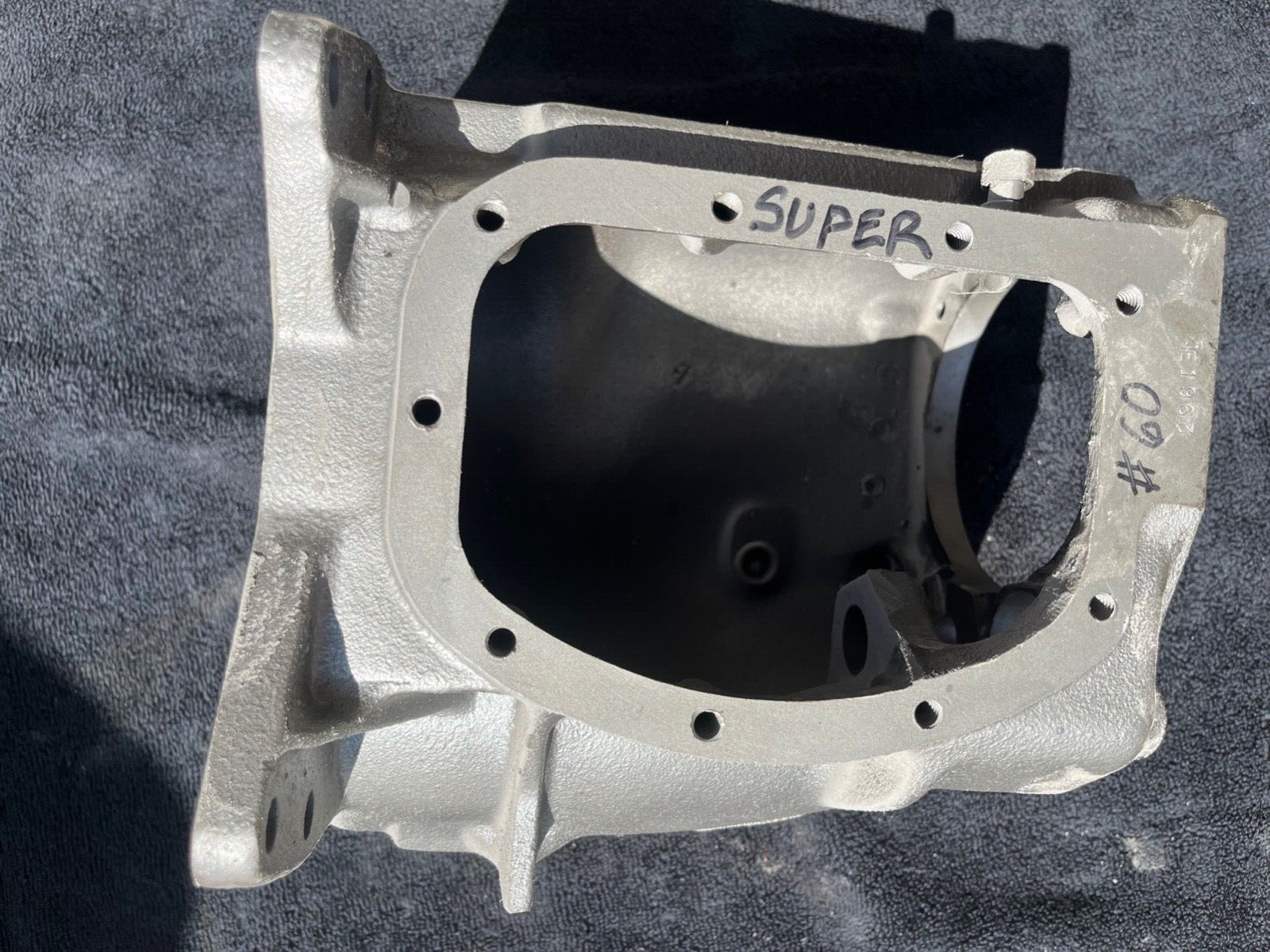 1966 Ford Borg Warner Super T10 4 Speed Main Case T10H-1 Mustang Falcon Galaxie - Fresh Stock Dated January 2026