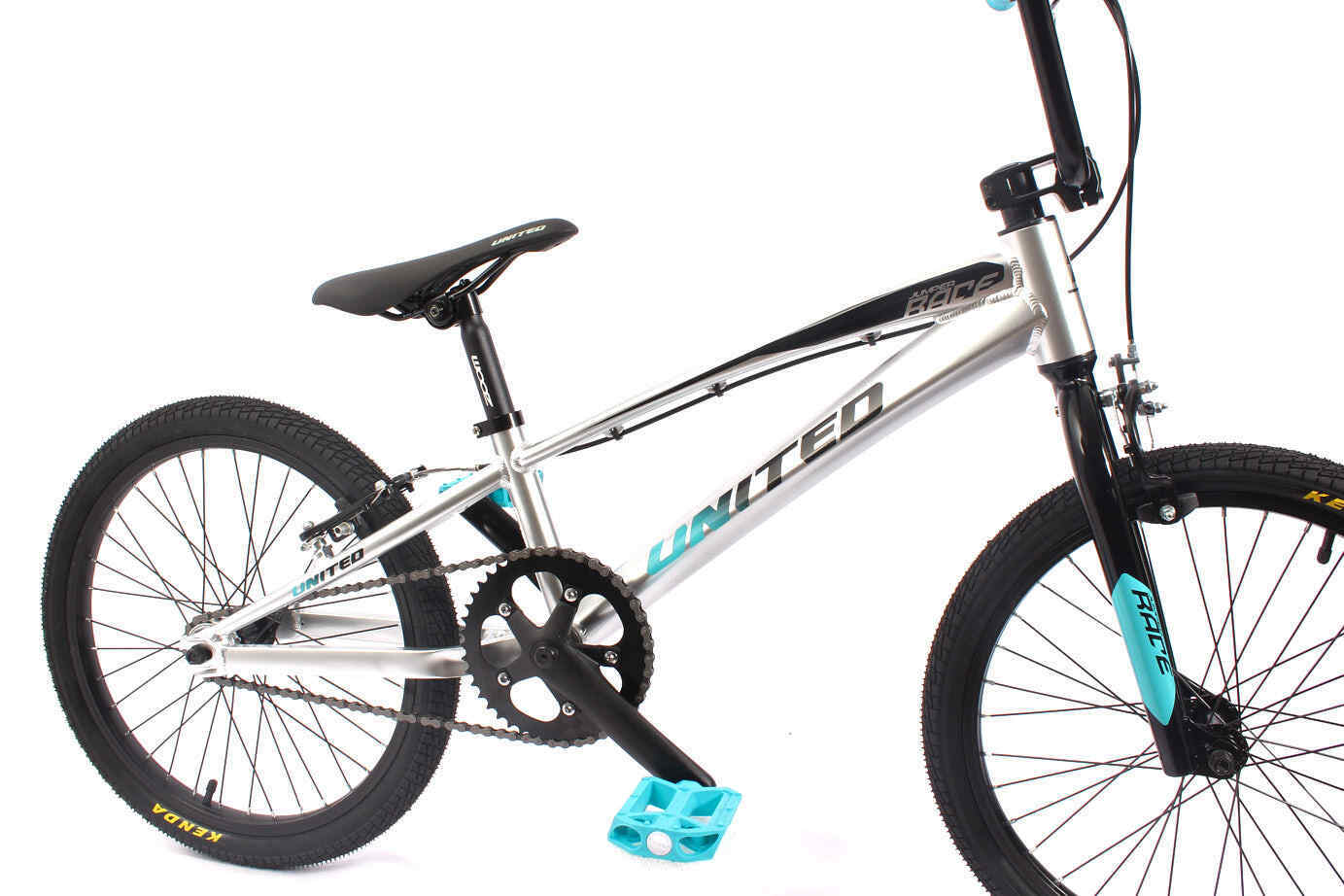 KHE BMX Bike United Pumptrack Jumper Silver 20 Inches Aluminium Only 21.2lbs - Fresh Stock Dated January 2026