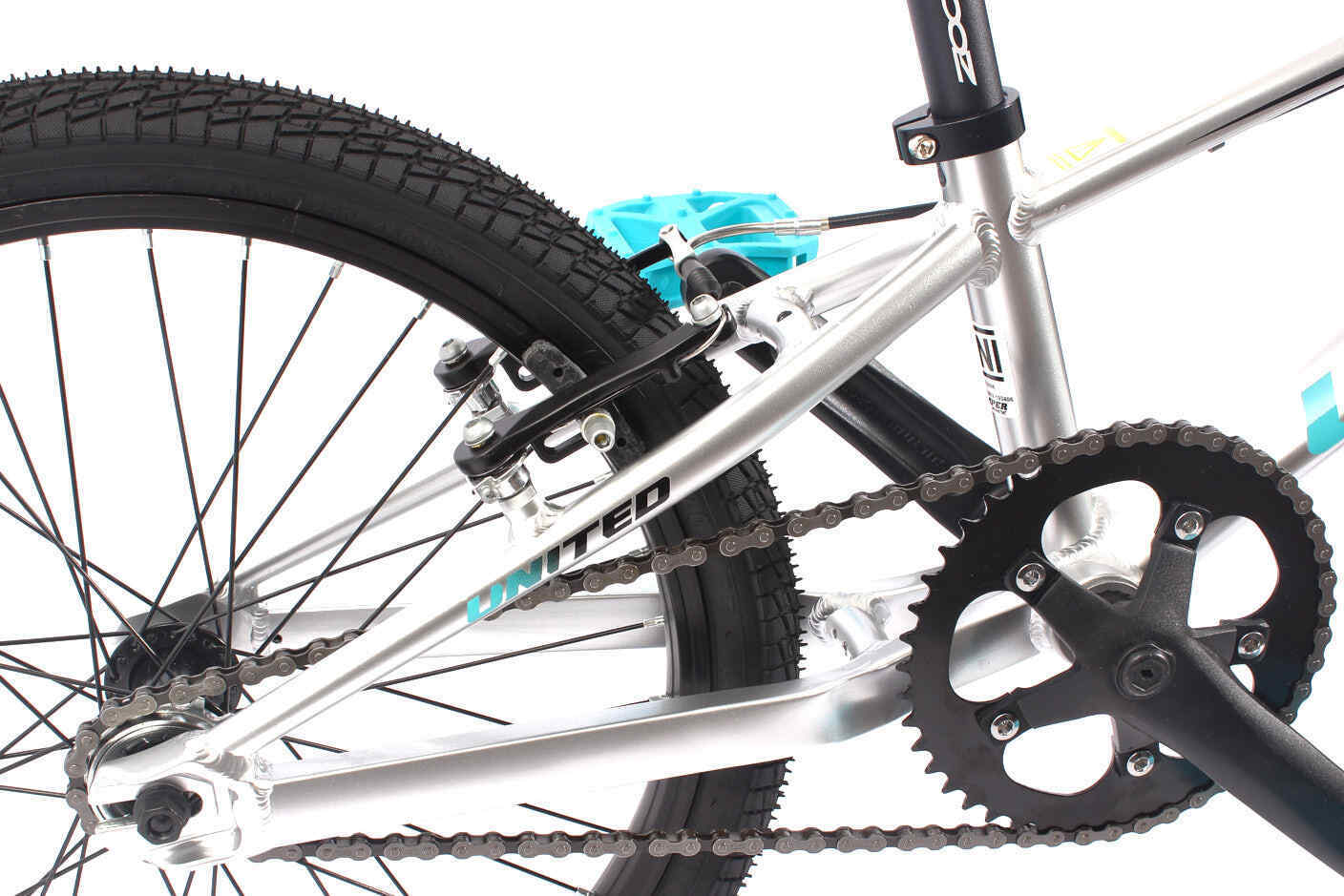 KHE BMX Bike United Pumptrack Jumper Silver 20 Inches Aluminium Only 21.2lbs - Fresh Stock Dated January 2026