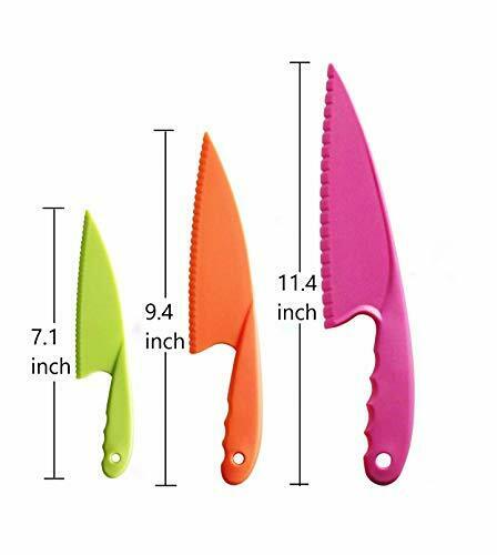 Plastic Kid Knives For Kids Toddler Children Cooking Safe Kitchen Knife Set - Fresh Stock Dated February 2026
