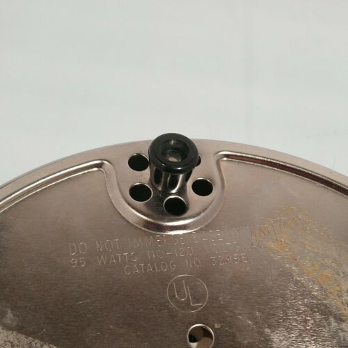 Vintage Heat-Rite by West Bend Aluminum Co Electric Hot Plate w/Cord No. 3295E - Fresh Stock Dated February 2026