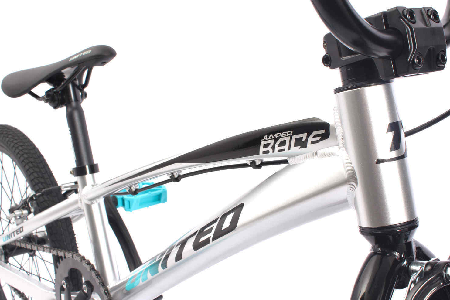 KHE BMX Bike United Pumptrack Jumper Silver 20 Inches Aluminium Only 21.2lbs - Fresh Stock Dated January 2026