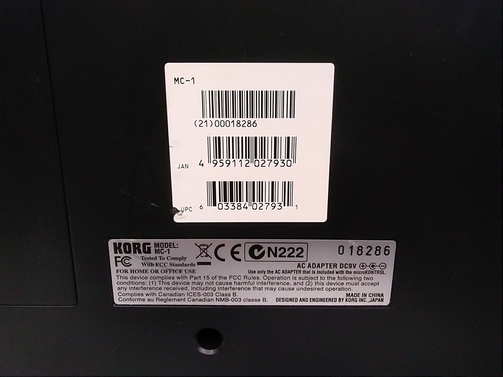 Korg Mc-1 micro KONTROL MIDI STUDIO USB From Japan - Fresh Stock Dated December 2025