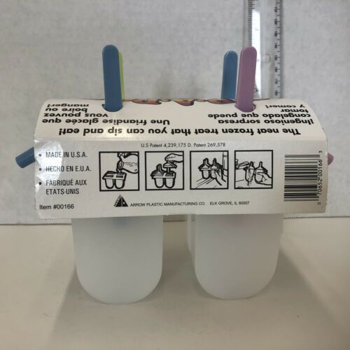 sip a pop vintage popsicle frozen treat maker with straw in original packaging - Fresh Stock Dated February 2026