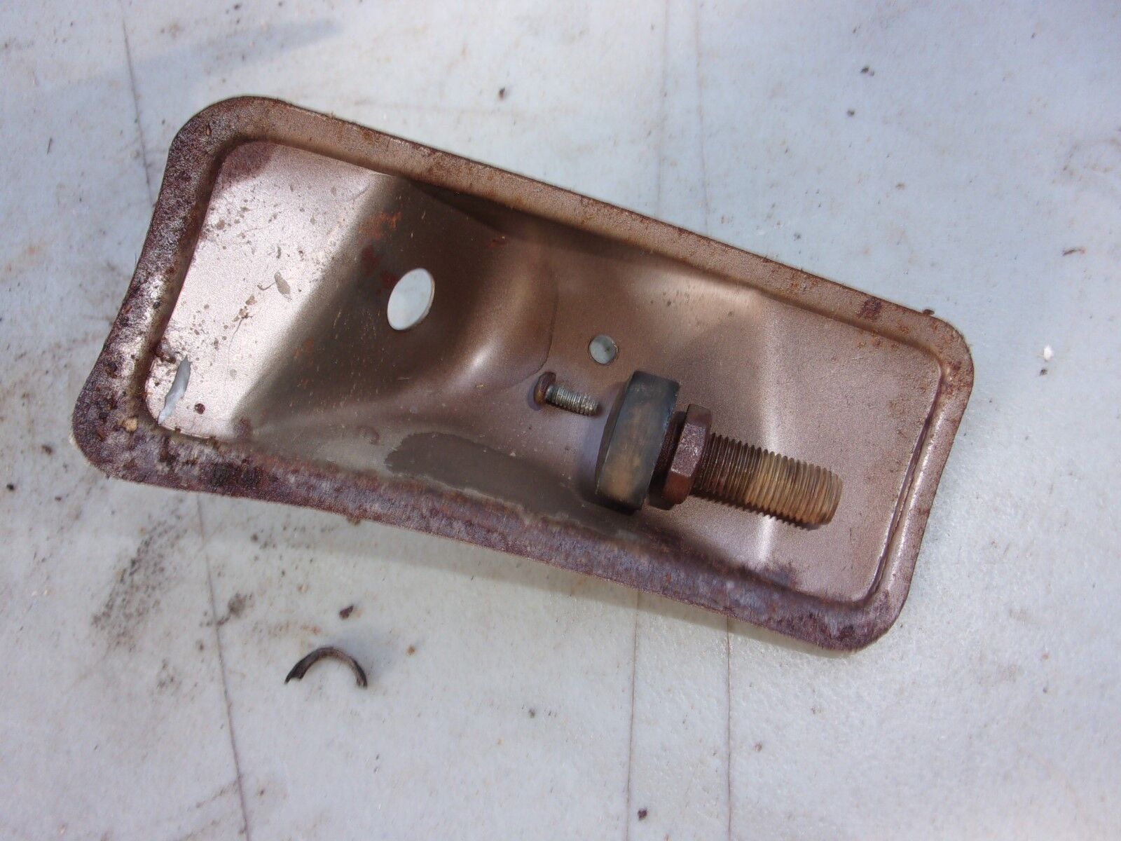 62 64 65 FALCON STATION WAGON REAR SEAT LEFT SIDE RUBBER STOP BUMPER OEM - Fresh Stock Dated December 2025