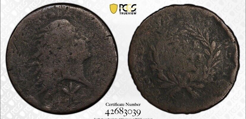 1793 Wreath 1C PCGS GENUINE - Fresh Stock Dated December 2025