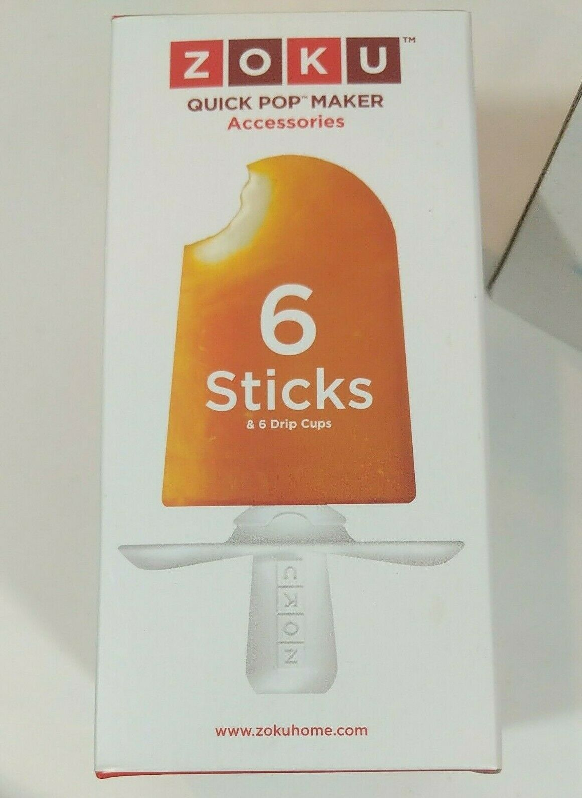 ZOKU Storage Case and Sticks for Quick Pop Maker Popsicles - Accessories Lot - Fresh Stock Dated February 2026