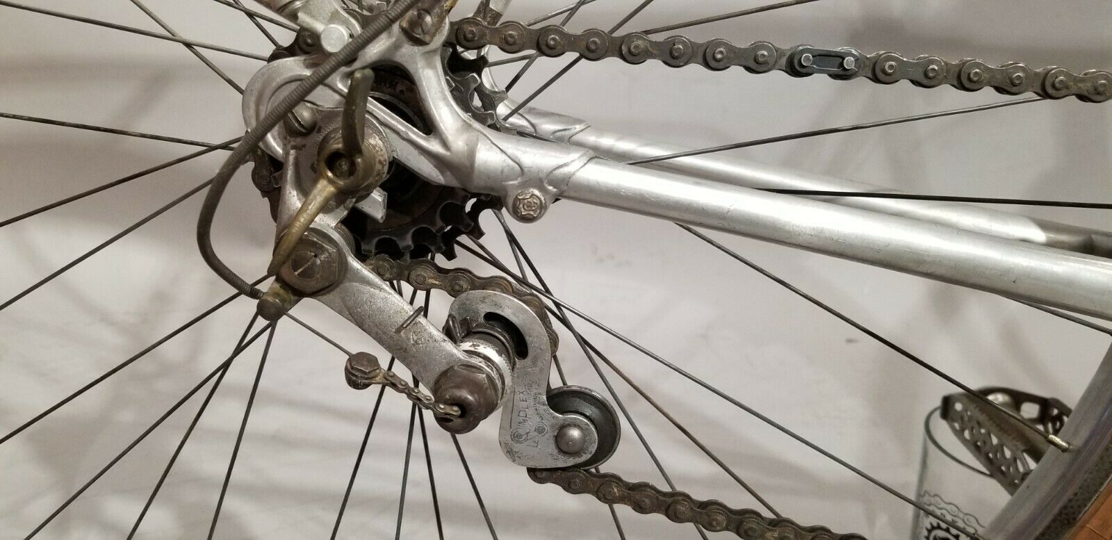 Carminargent Bicycle Alum. 1940's French cruiser 650B Simplex Stronglight Lefol - Fresh Stock Dated December 2025