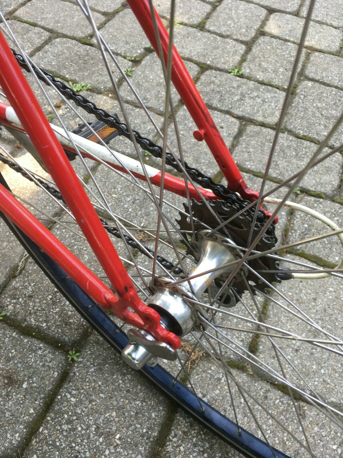 Panasonic DX 1000 vintage mens Japan racing bike mans red road touring bicycle - Fresh Stock Dated December 2025