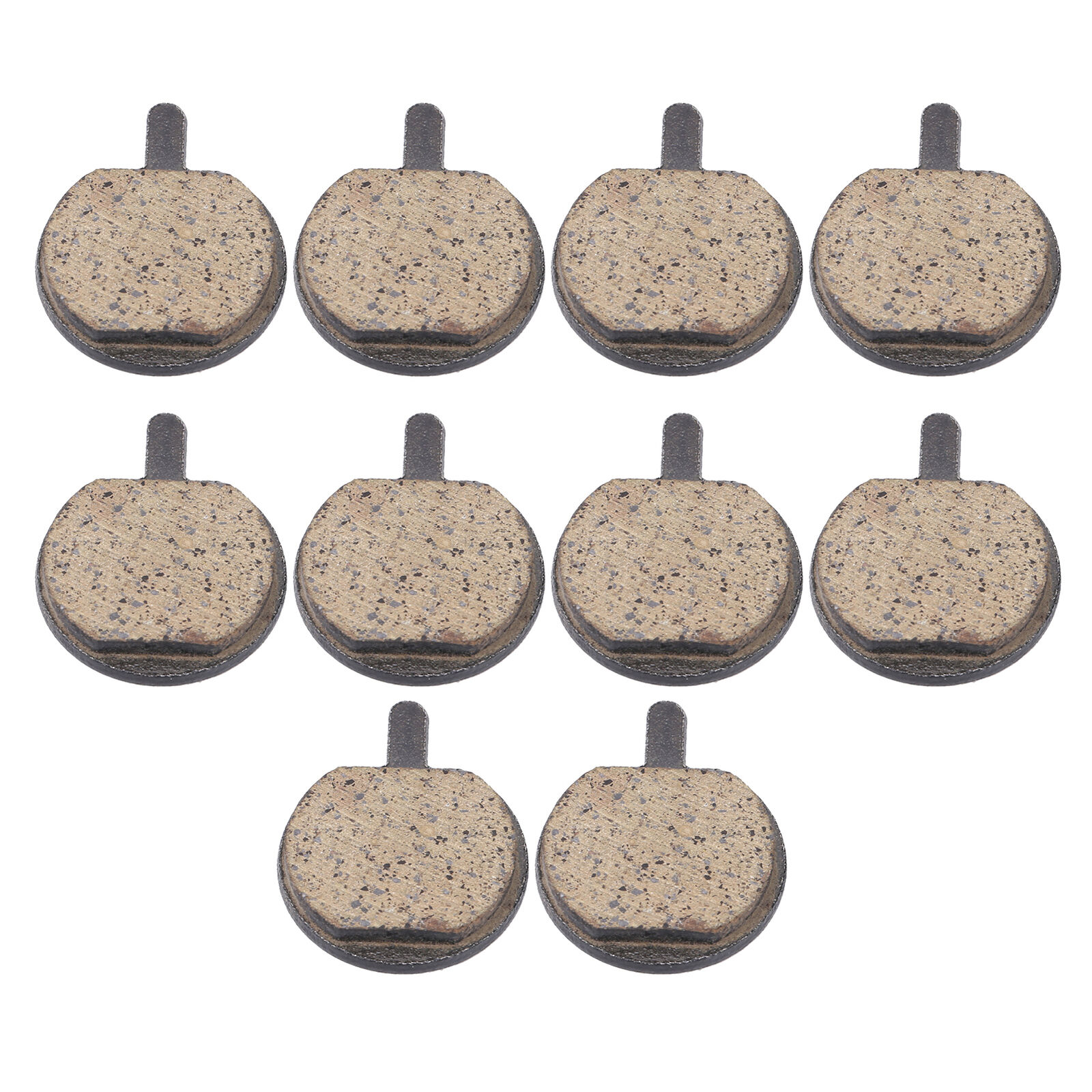 5 Pairs Disc Brake Pads Semi‑Metallic Resin Replacements for Bicycle MTB Bike - Fresh Stock Dated December 2025