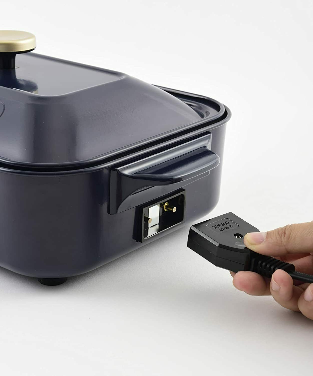 BRUNO BOE-21 Compact Hot Flat & Takoyaki Plate Navy AC100V 1200W new F/S - Fresh Stock Dated February 2026