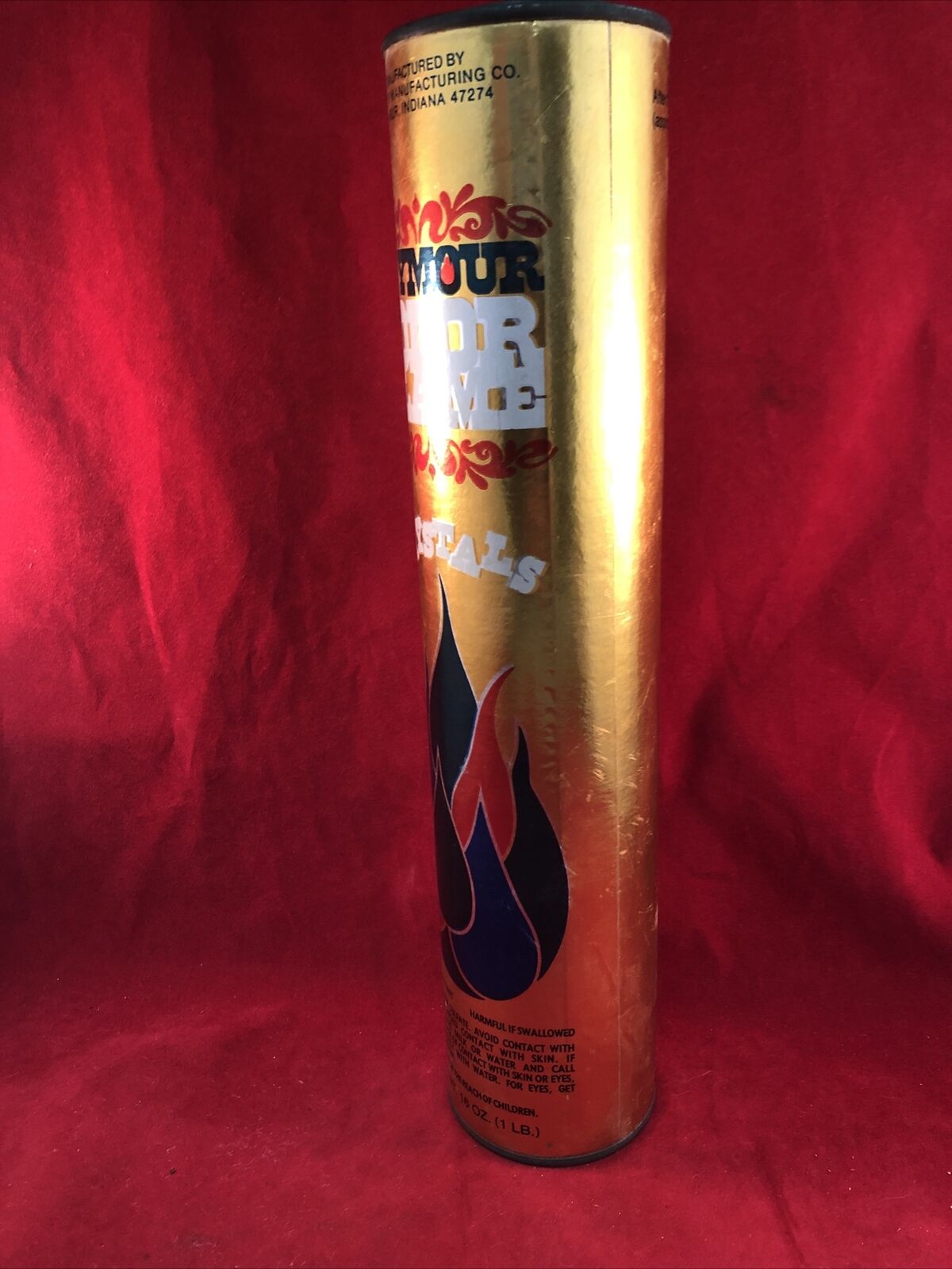 Vintage Seymour Color Flame Crystals Fireplace Campfire Vivid Colors - Fresh Stock Dated January 2026