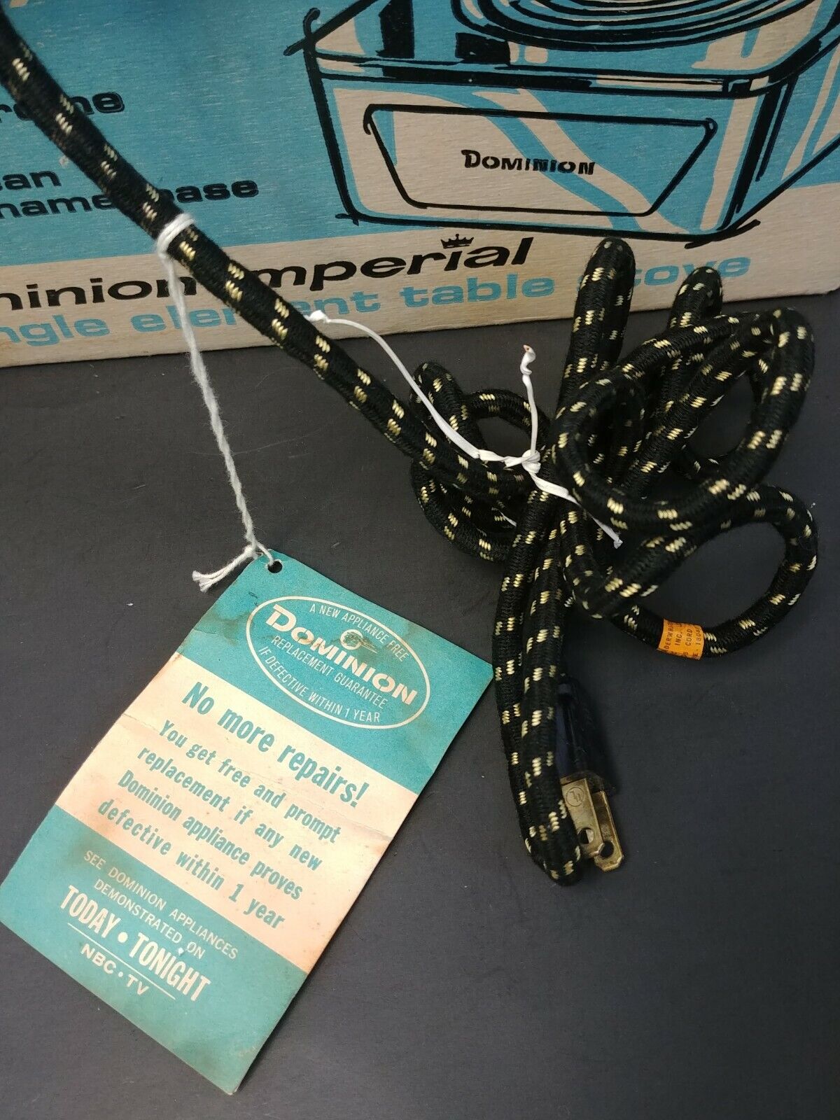 Dominion Imperial Table Stove Model 1417 w/ Box Working - Fresh Stock Dated February 2026