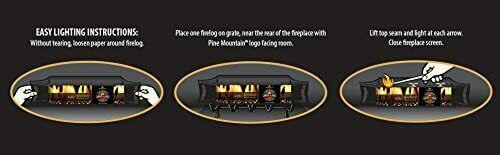 2 Pack Pine Mountain Java Log Recycled Coffee Grounds 4 Hour Firelogs - Fresh Stock Dated December 2025