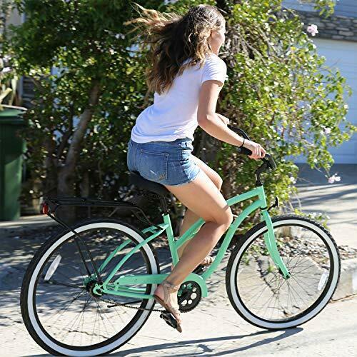 sixthreezero Around The Block Women's 7-Speed Cruiser Bicycle, 26
