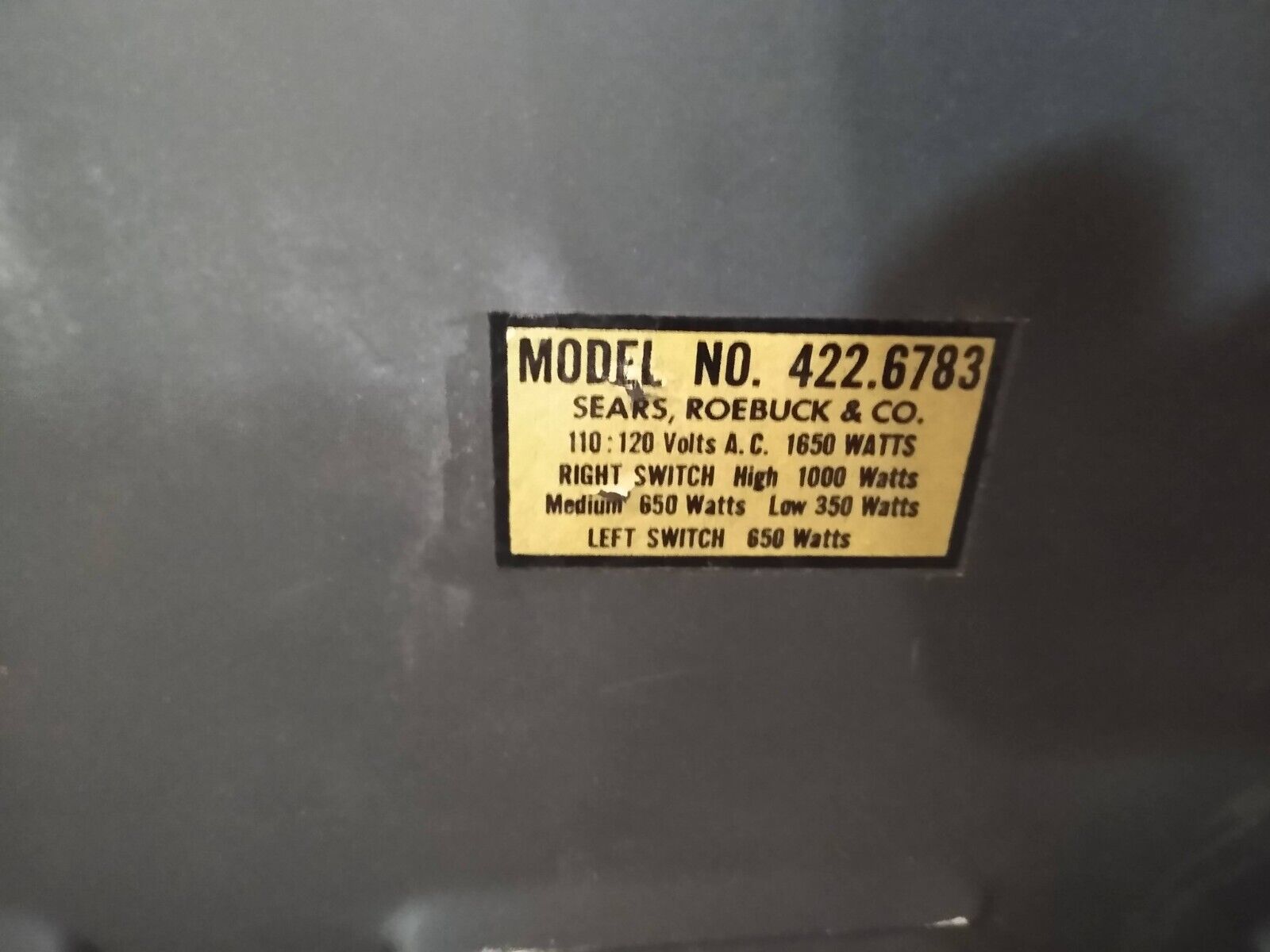 Vintage Sears KENMORE Two Burner Stove Hot Plate White Enamel Working - Fresh Stock Dated February 2026