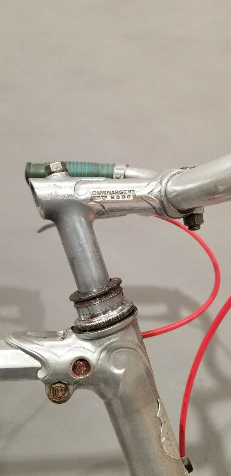 Carminargent Bicycle Alum. 1940's French cruiser 650B Simplex Stronglight Lefol - Fresh Stock Dated December 2025