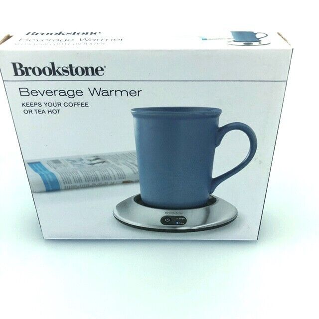 Brookstone Beverage Warmer Compact Size - Fresh Stock Dated February 2026