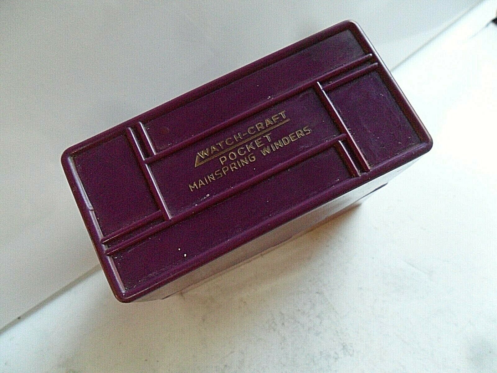 Vintage Watch-Craft Pocket Watch Mainspring Winders Tool Set Watchmaker - Fresh Stock Dated December 2025