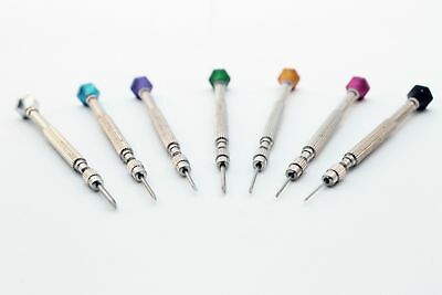 7 Pc Jewelers Watchmakers Screwdriver Set Ultra Precision New Watch Jewelry Tool - Fresh Stock Dated December 2025