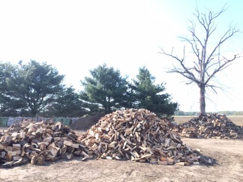 PALLETS FIREWOOD W/ FREE KINDLING /OAK & MIXED HARDWOOD/ SEASONED OVER A YEAR. / - Fresh Stock Dated December 2025