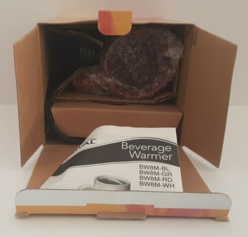 Rival Beverage Warmer With 8oz Ceramic Mug Red New - Fresh Stock Dated February 2026