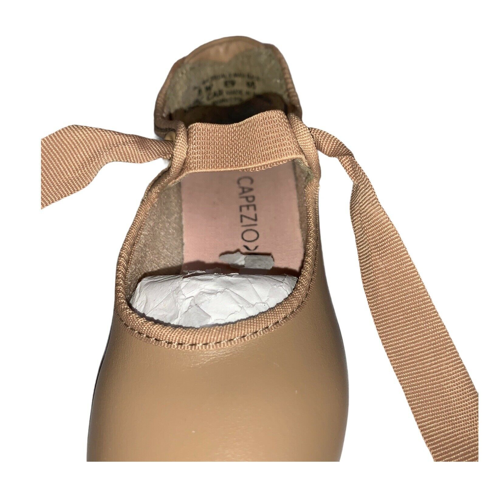 Capezio Toddler Size 8W Jr. Tyette Tap Shoe Caramel N625C - Fresh Stock Dated December 2025