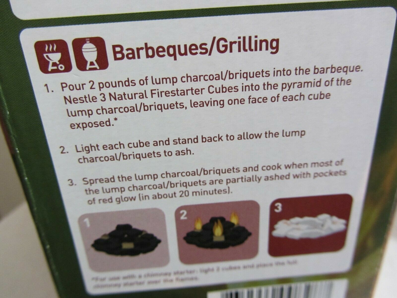 Lot (3) 24-pack ZIP natural firestarter 100% wax wood outdoor/indoor = 72 cubes! - Fresh Stock Dated December 2025