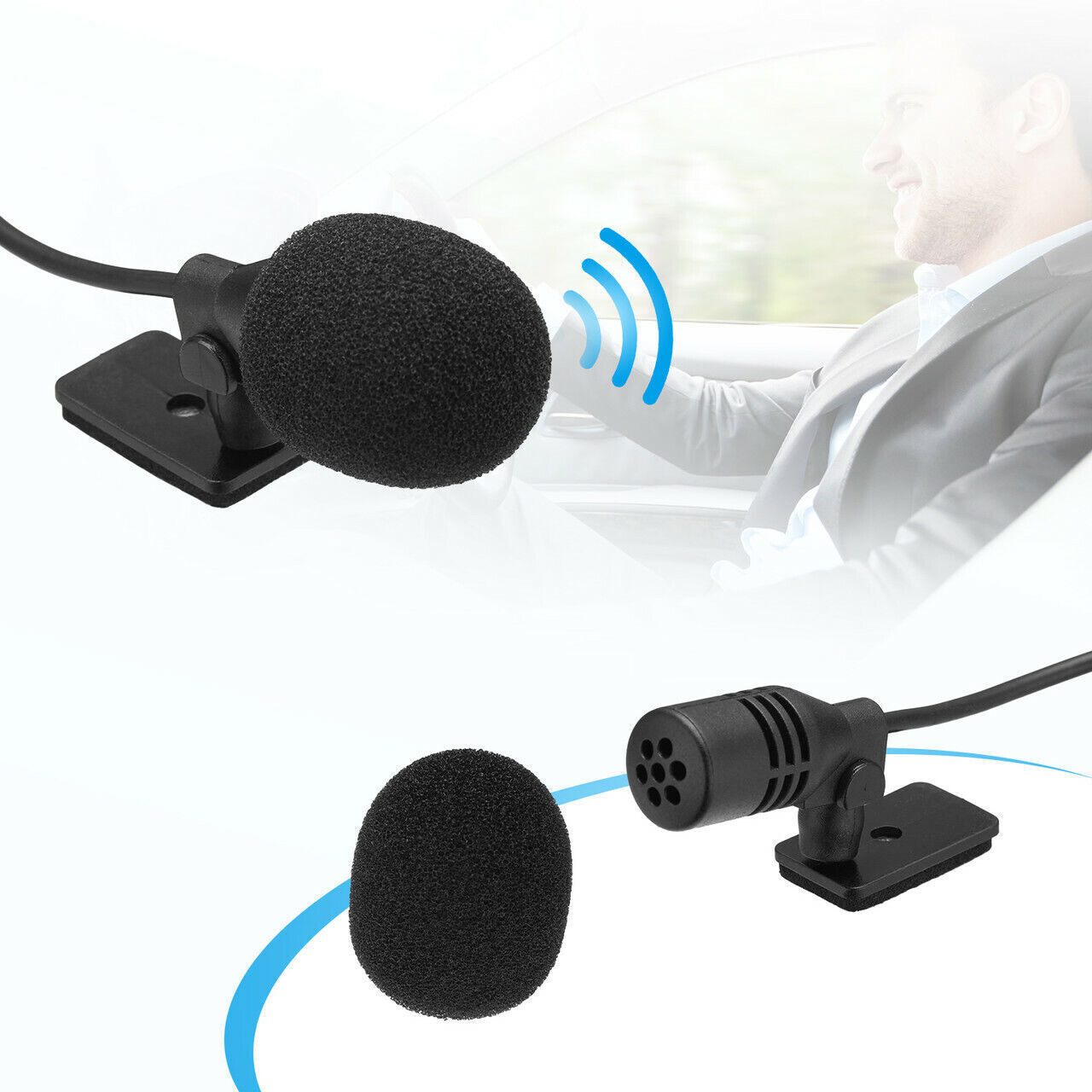Car Radio Stereo 3.5mm GPS Microphone Bluetooth Enabled Audio External Mic US - Fresh Stock Dated January 2026