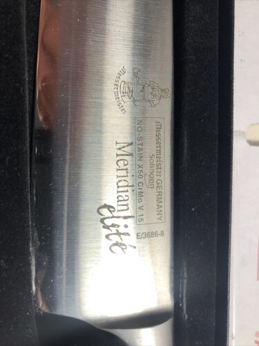 messermeister germany meridian elite x50 CrMo V 15 knife - Fresh Stock Dated January 2026