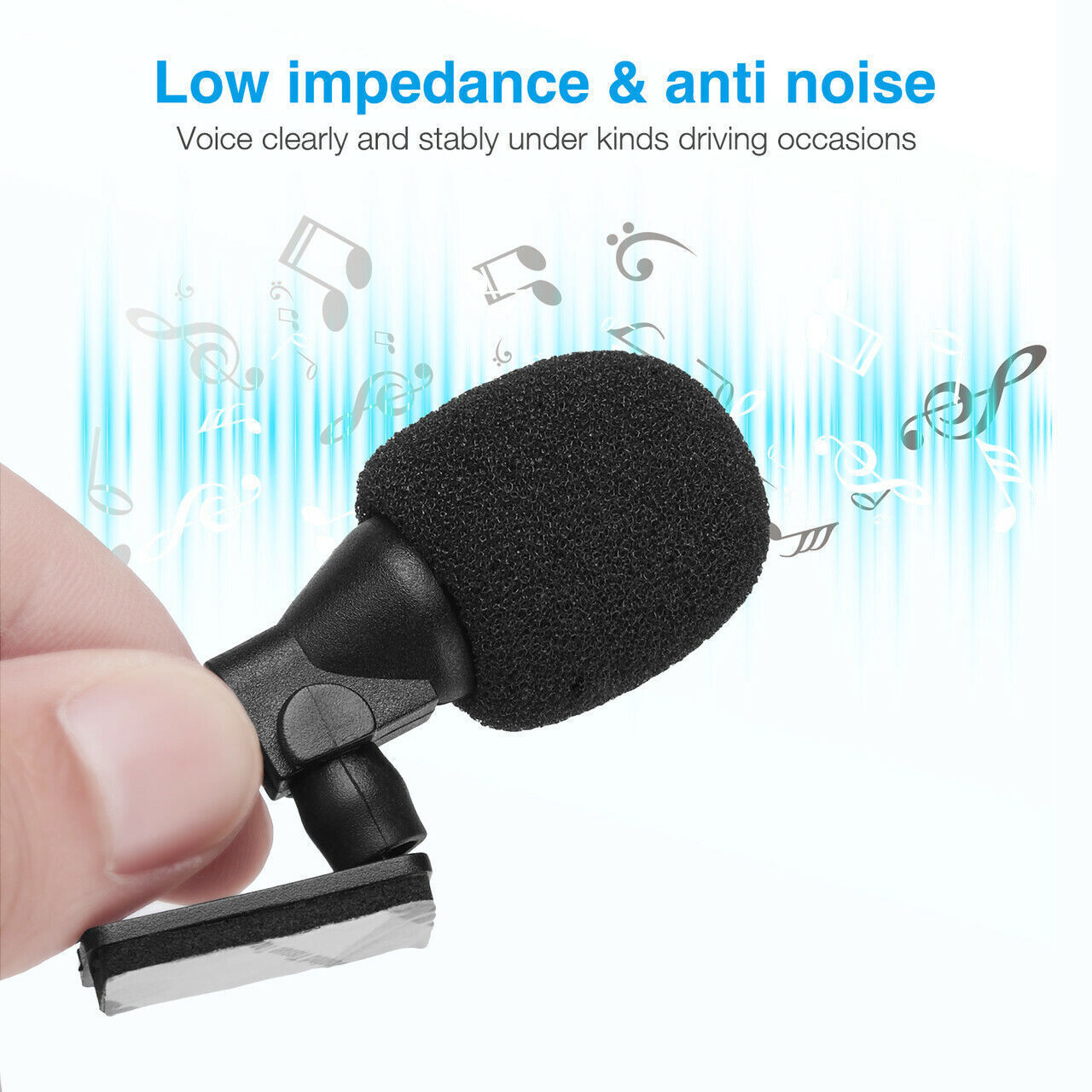 Car Radio Stereo 3.5mm GPS Microphone Bluetooth Enabled Audio External Mic US - Fresh Stock Dated January 2026