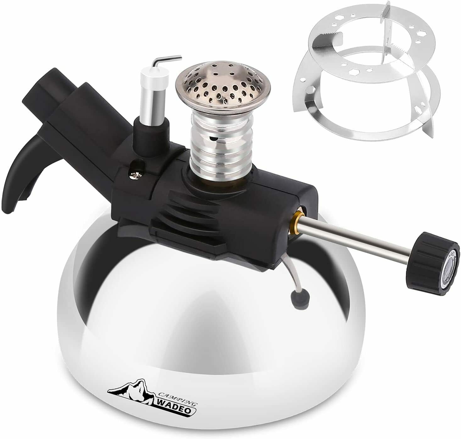 Mini Butane Burner, Tabletop Burner & Aluminium Rack, Portable Burner, Cooking - Fresh Stock Dated January 2026