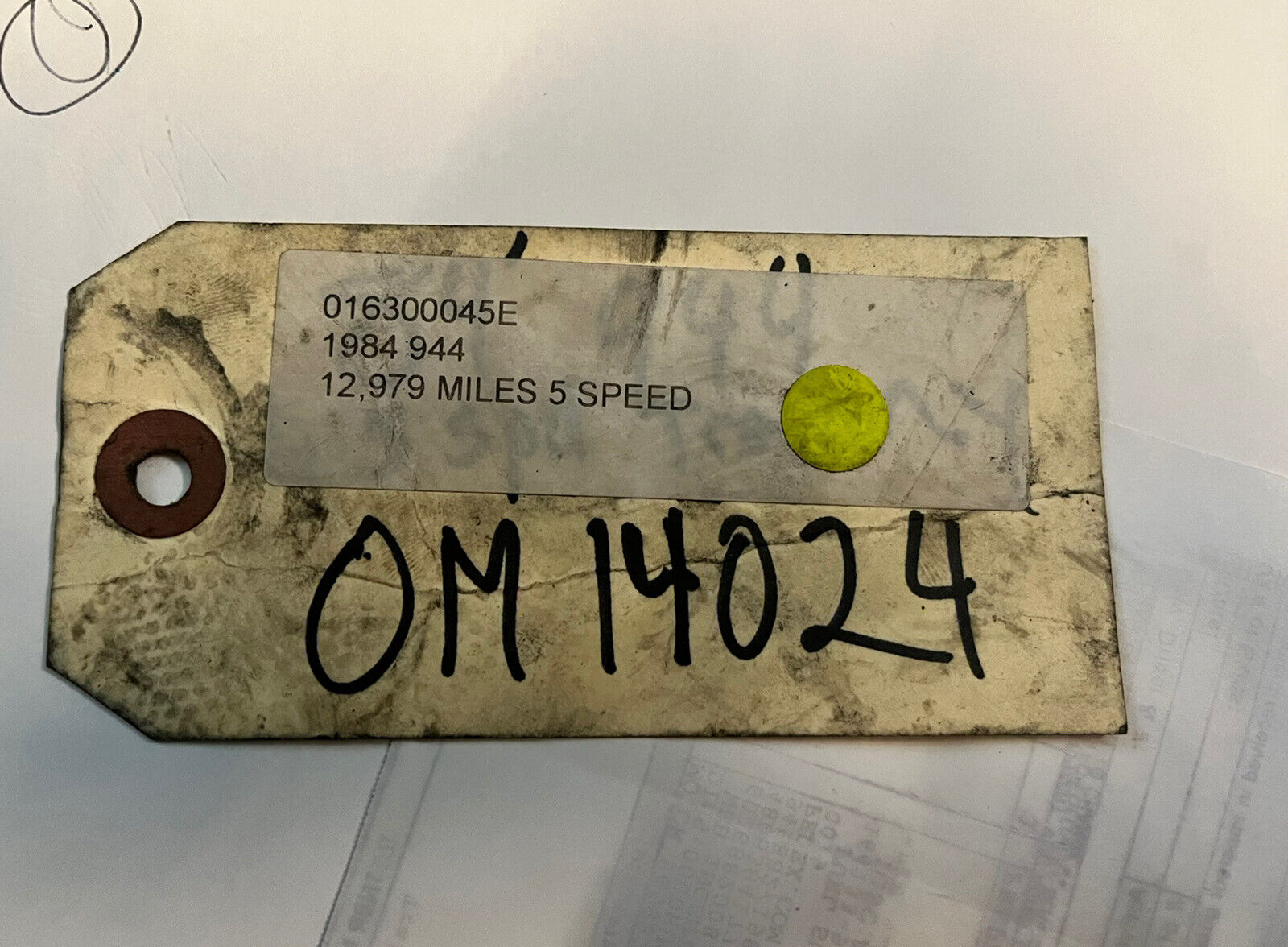 1984 1985 1986 PORSCHE 944  5 SPEED MANUAL TRANSMISSION - Fresh Stock Dated December 2025