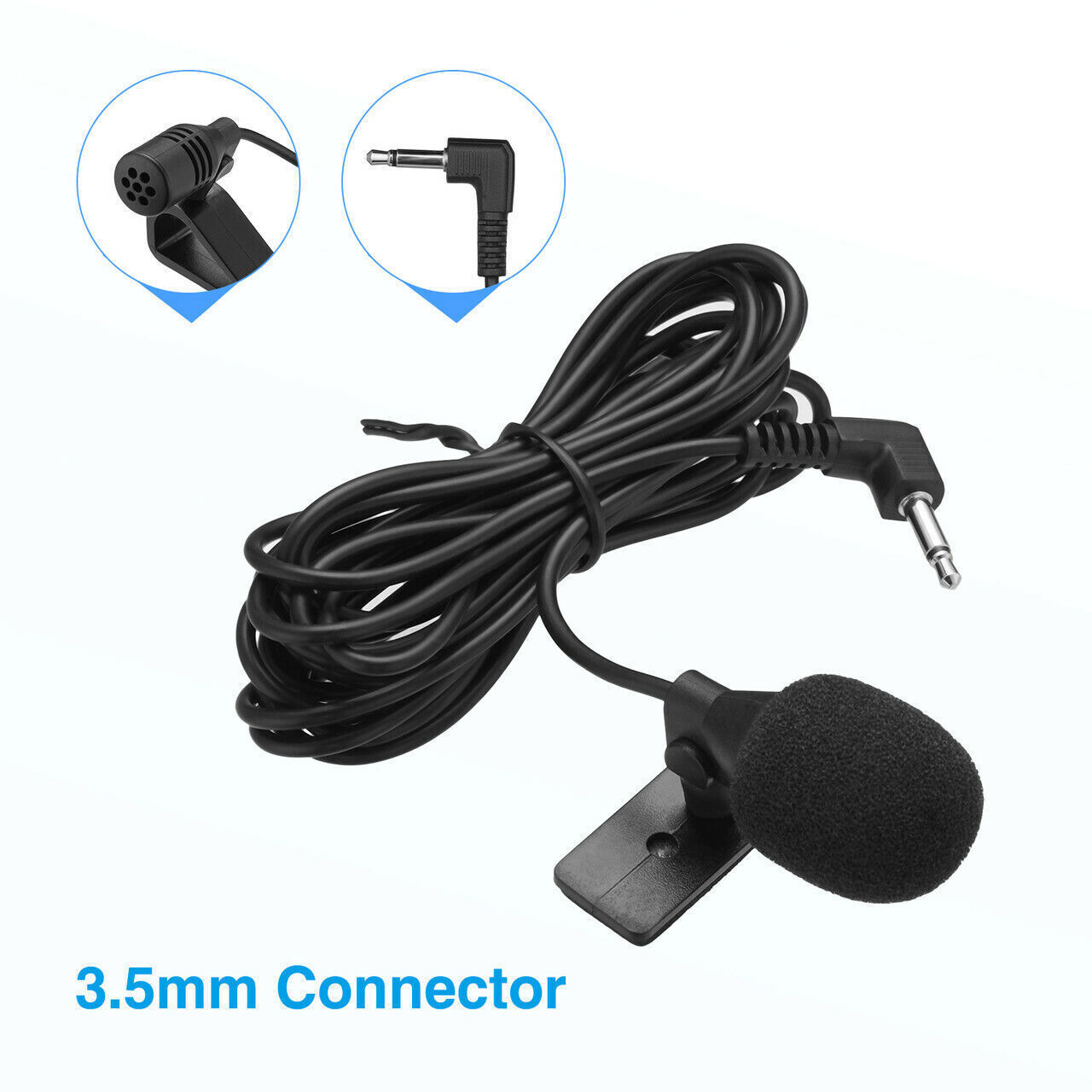 Car Radio Stereo 3.5mm GPS Microphone Bluetooth Enabled Audio External Mic US - Fresh Stock Dated January 2026