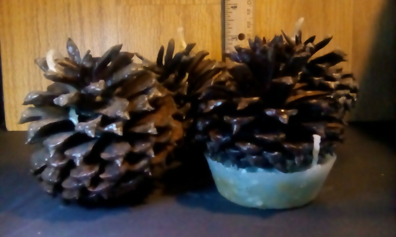 Wax Pine Cones*Fire Starters *Hand Dipped w/ Wick*Indoor Outdoor Use - Fresh Stock Dated January 2026