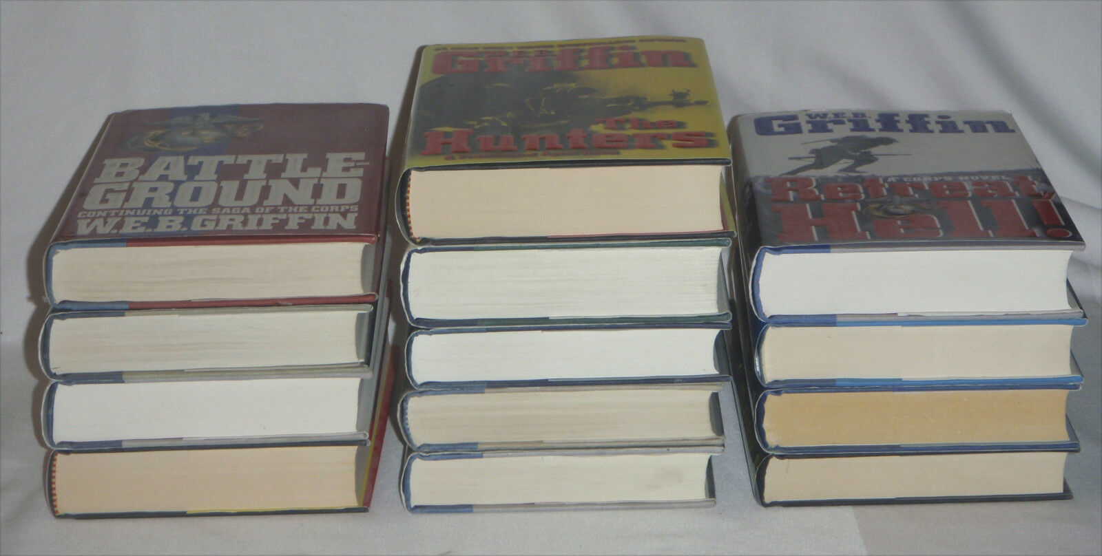 pick one - W.E.B. Griffin - CORPS SAGA - hardcover books - HC DJ firewood - Fresh Stock Dated January 2026
