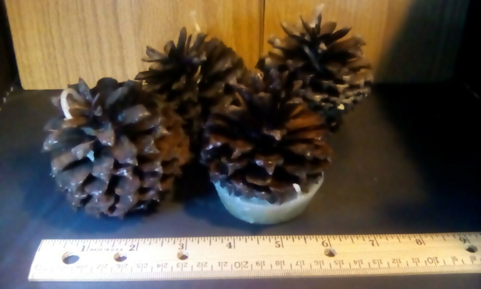 Wax Pine Cones*Fire Starters *Hand Dipped w/ Wick*Indoor Outdoor Use - Fresh Stock Dated January 2026