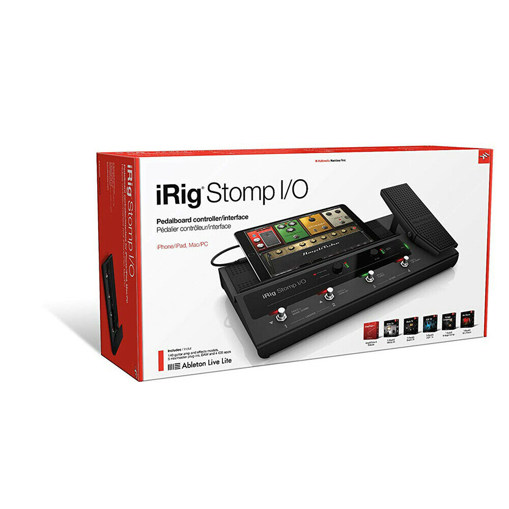 IK Multimedia iRig Stomp I/O Usb Pedalboard Controller - Fresh Stock Dated December 2025