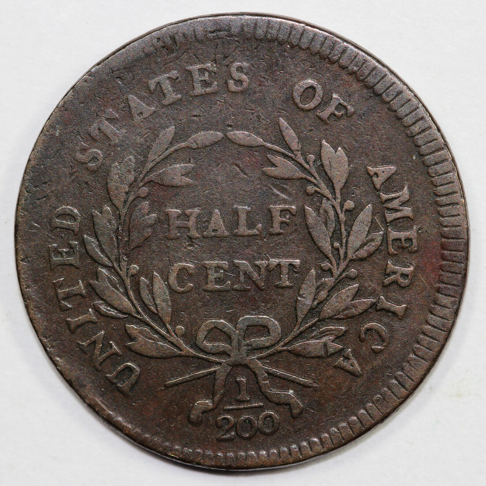 1795 1/2c C-6 Liberty Cap Half Cent - Fresh Stock Dated December 2025