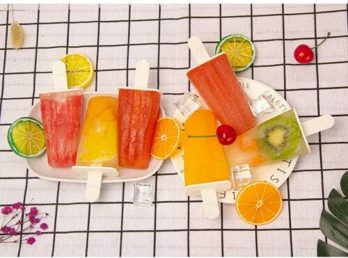 Miaowoof Homemade Popside Mold, 12 PCS Reusable Silicone BPA Free with Recipes - Fresh Stock Dated February 2026