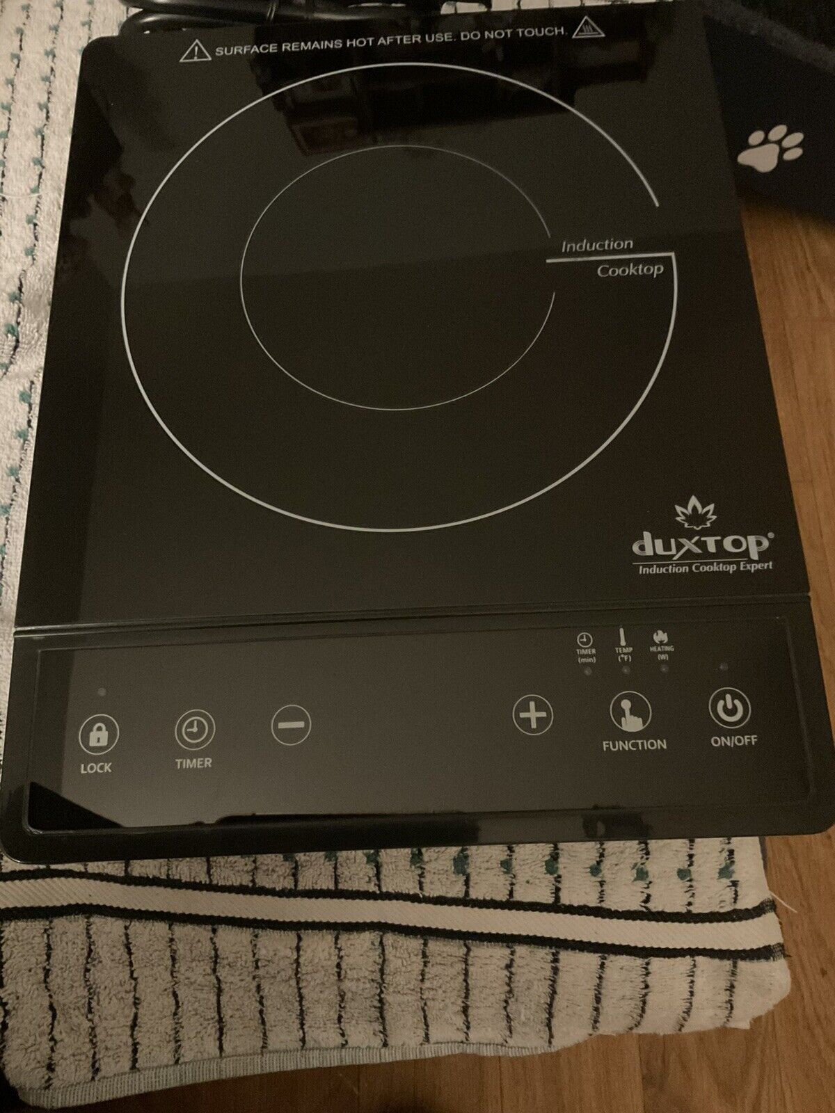 Duxtop 1800W Portable Induction Cooktop Countertop Burner, Model e210c2 - Fresh Stock Dated February 2026